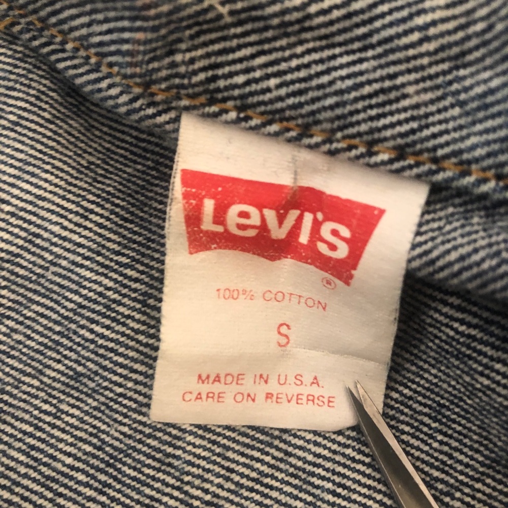 LEVI’S VTG Trucker Denim Jean Jacket 57508-1109 - Picture 10 of 15